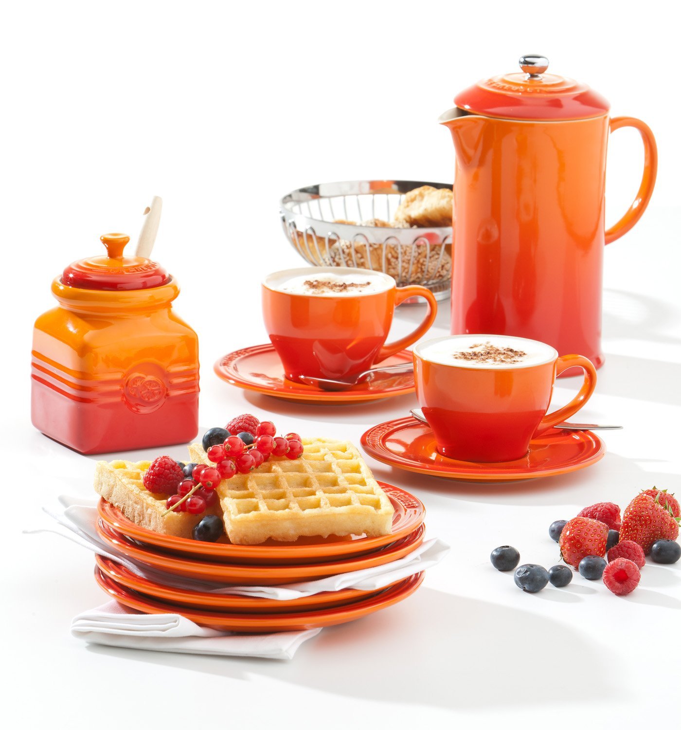 Le Creuset 90th Anniversary Volcanic collection Red Online